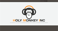 Desktop Screenshot of holymonkeyinc.com